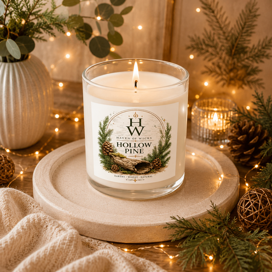 Haven of Wicks - Hollow Pine Candle 11 oz